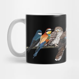 Colorful Garden Birds Bird Art Birdlover Birdwatcher Animal Mug